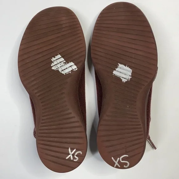 Allbirds Wool Runners Burgundy W8 - Picture 4 of 10